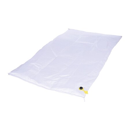 Vestil Polypropylene Reusable Dunnage Bag 48 In. x 84 In. Level 3, White BAG-4884-L3